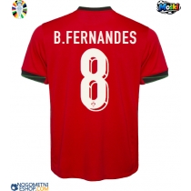 Moški Nogometni dresi Portugalska Bruno Fernandes #8 Domači EP 2024 Kratek Rokav